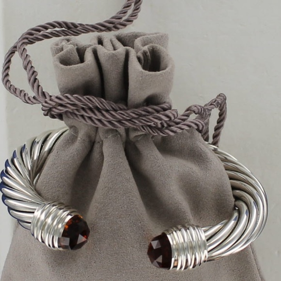 SOLD David Yurman CITRINE 10mm Hinged Bracelet - Picture 2 of 6